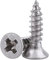 Lot de 200 Vis Autotaraudeuses en Acier Inoxydable SS304 avec Tête Plate M3 6 mm à 30 mm, 1.00V