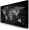 Titanwolf - Übergröße DEUTSCHES Layout Mauspad 1200x600mm Weltkarte - XXXL Mousepad groß mit Motiv - Tischunterlage Large Size - XXL Gaming z.B. für Logitech Maus und Tastatur
