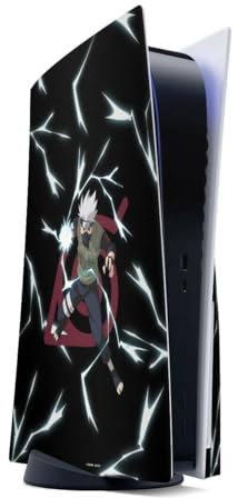 DeinDesign Autocollant Compatible avec Sony Playstation 5 Disc Edition Sticker Film Autocollant Kakashi Naruto Shippuden Produit sous Licence Officielle