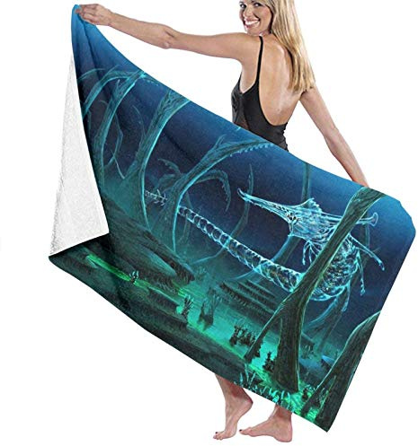 DJNGN Subnautica Badetuch Badetücher aus 100% Baumwolle Badezimmer für weiches, stark saugfähiges Bad (32 x 52 Zoll)