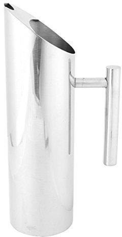 Ruilogod Edelstahl Home Hotel Watermelon Orangensaft Bier Jar Pitcher 2000ml Silberton