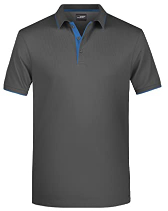 James & Nicholson Herrenpolo Multi Stripe - Klassisches Polo mit Kontraststreifen