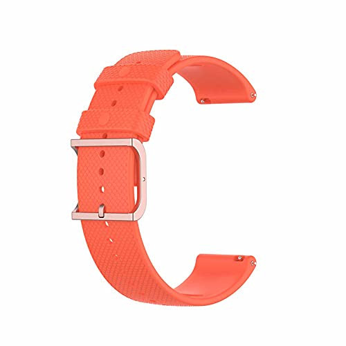 KAREN66 Armband Kompatibel mit Polar Ignite 3 / Ignite 2 / Ignite Wechselarmbänder Sport Silikon Uhrenarmband Ersatzarmband für Polar Ignite 3 /Ignite 2 /Ignite/Unite/Pacer/Pacer Pro (Orange)
