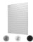 KELIXU 3 Pack Pleated Fabric Blind Light Filtering Shade Instant Stick on Blinds for Window Privacy Protection, Quick Fix and Easy to Install, with 6 Clips (120CMx180CM - 3 PACK, White)