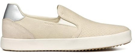 Geox D Blomiee B, Zapatillas Mujer, Off White Lt Sand, 39 EU