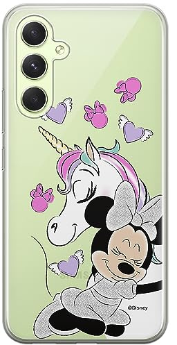 ERT GROUP Handyhülle für Samsung A54 5G Original und offiziell Lizenziertes Disney Muster Minnie 036 optimal an die Form des Handy angepasst, teilweise transparent