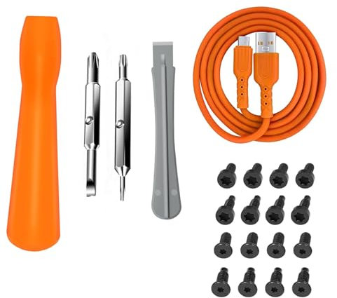 NSGWKZD Cable Screwdriver for Ring Doorbell Video Camera - Micro USB Charger Cord, T6 T15 Screwdriver Tool Kit
