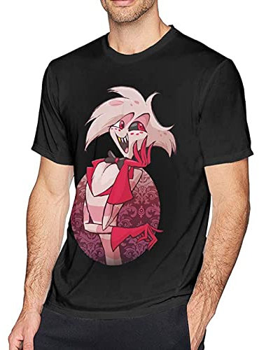 Hazbin Hotel T-Shirt Unisex Black Mens Tees L
