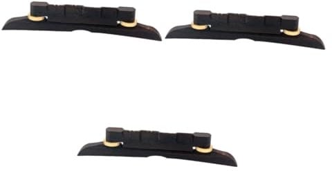 TOYANDONA Pcs Mandolin Guitar Bridge Ebony Height Adjustable Guitar Bridge for Mandolin Lightweight and Easy to Use