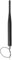 Black 868MHz Antenna 3dBi Rubber Rod IPEX-1 TX868-JZLW-15 für Equipment Cabinet Logistics Fleet Property Security Hotel Catering Chain Companies Standorte Outdoor Self Driving Radio Enthusiasts
