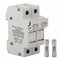 Sicherungshalter Hutschiene 2P DC 1000V Zylindrischer Sicherungssockel mit 15A Sicherungen, Sicherungskasten für Stromverteilungs Steuergeräte(15A)