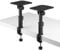 Vonyx SMS32 Studio Monitor Desk Stand Set - Clamp-On, Adjustable Desktop Monitor Speaker Stand with 10° Tilt Angle, Studio speaker stand, Non-Slip Rubber Surface, Cable Management, 65mm Clamping Range