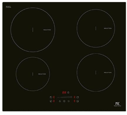 Piano cottura induzione 60 cm colore nero - Master Kitchen KHI64EBK