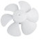 Para solución de ventilación de techo, aspas de ventilador de escape de seis cuchillas hechas de material de goma de larga duración (12 pulgadas)