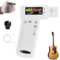 Accordatore per chitarra intelligente, accordatore automatico per chitarra elettrica con display, accordatore automatico per chitarre acustiche professionali, batteria al litio da 2600 mAh integrata(W