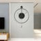 GSWBO Wanduhr Groß Modern, 47cm minimalistisches Design Lautlos wanduhren, Runde Metall Wohnzimmeruhr Dekorative, Küche, Büro, Schlafzimmer