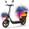Kukirin Faltbarer E Scooter,Elektro Elektroroller Erwachsene Elektroscooter,E Roller Offroad,Elektro Scooter Roller,100 Km Reichweite,48V26Ah,120 KG Tragkraft - C1PRO