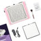 BRANTMAKER Nail Dust Collector with Brush and 2 Filter, Nail Fan Extractor for Salon and Personal Use (Pink)