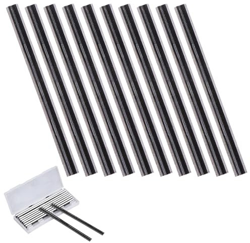 10 Stück Hobelmesser 82mm,Hobelmesser für Elektrohobel,Elektrohobel Klinge Ersatzmesser,Handhobel Ersatzklingen,Professional Holz Ersatzmesser Wendeklingen für Holzbearbeitungsmaschinen für Hobel​