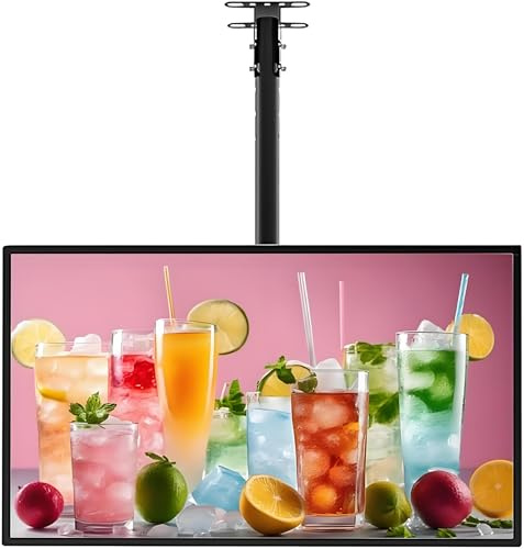 Drmoxin Caja De Luz LED con Marco a Presión Delgado,Cartel De Pared con Pantalla Publicitaria, Pantalla Iluminada para Carteles, para Decoración, Exposiciones Y Publicidad,Horizontal-50 * 60cm