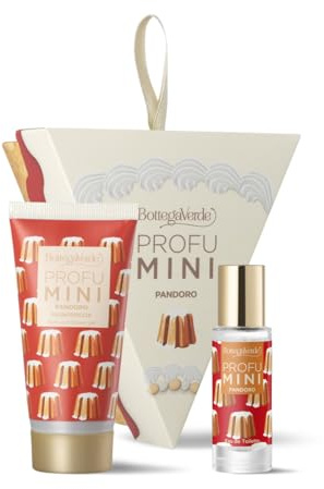 Bottega Verde - Cofanetto Regalo Profumini, con Bagnodoccia 50 ml e Eau de Toilette 10 ml, Fragranze di Burro e Zucchero a Velo, Idea Regalo