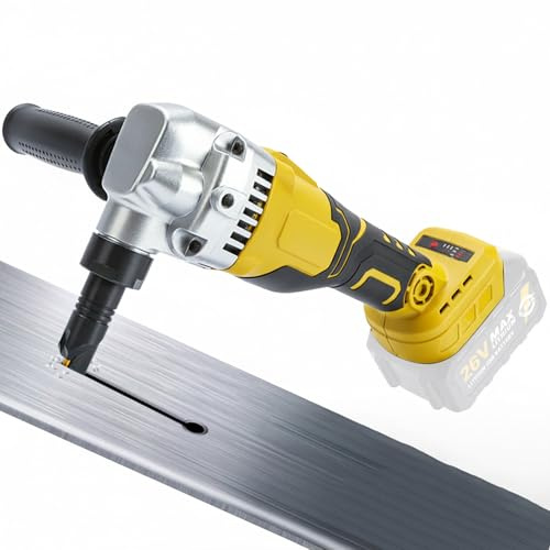 Rodini in lamiera compatibili con DeWalt 20 V – Spazzolone senza fili con testa girevole a 360° e 3 velocità regolabili, con motore senza spazzole per acciaio inossidabile, alluminio (senza batteria)