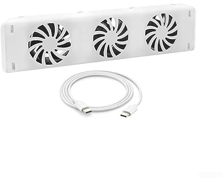 ZMdooreasy Magnetischer Heizkörper Lüfter Mit DREI Ventilatoren Und Temperatursteuerung, 5V Energiesparender Kühllüfter Geeignet Für Heizkörper & Kamin, Geräuscharm 18 dB(Extension kit)