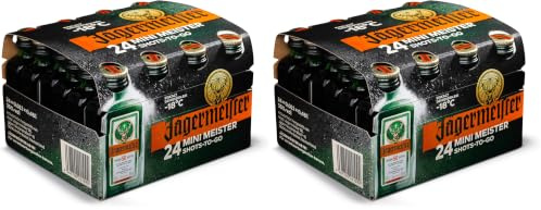 Jagermeister Miniature Set 2cl (Case of 24) (Confezione da 2)