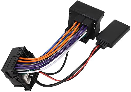 UPALDHOU 16-poliger ISO-Radio-Kabelbaum-Adapter, 5.0 Radio-Aux-Kabel Ersatz für W169 W245 W203 W209 W164