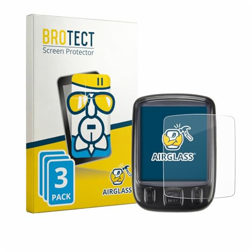 BROTECT 3 Stück Schutzglas für ZMCVOE Bike Computer digital Schutzfolie Panzer Folie Glas[Extrem Kratzfest 9H, Anti-Fingerprint, Ultra-Transparent]