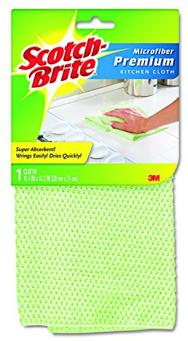 Premium Kitchen Cleaning Cloth, Microfiber, Assorted Colors