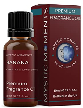 Mystic Moments | Banana Fragrance Oil | 10ml | Banana notes create a sweet creamy banana scent for candles, soaps, wax melts and diffusers.