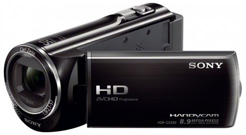 Sony CX280 Full HD Handycam - Black (50x Extended Zoom)