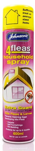OnlineDiscountStore Johnsons Flea Household Spray 600ml Home Animal Cats Dogs Kills Fleas Protection