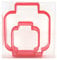 Minifigure Man Head Set of 2 Cookie Cutter, Biscuit Pastry Fondant Clay Cutter