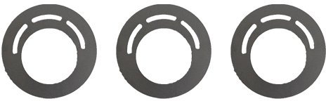 Dekafire 3 Sparplatten aus Edelstahl 83 mm für Bio Ethanol Brennstoffdosen