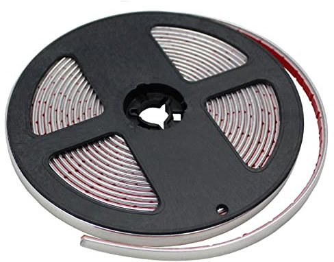 Lumonic baguette chromée autocollante 8mm x 5m I Baguette décorative chromée pour voiture, camion etc. I Baguette chromée 8mm, Baguette chromée voitur