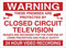 [WOOTTON INDUSTRIES LIMITED] Warning 24HR Video Recording Sign Rigid Plastic Printed [200mmx150mm] CCTV Security Crime Prevention