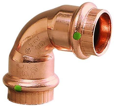 Viega propress Zero führen Kupfer Rohrbogen 90 Grad mit 1/2 P X P 10 Pack