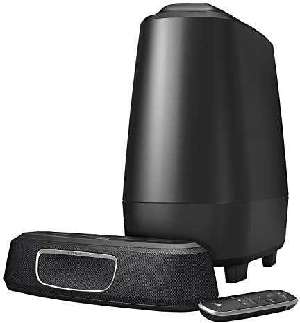 Polk Audio MagniFi Mini - Barra de Sonido y Subwoofer Inalámbrico, con Asistente de Google, Bluetooth, color Negro