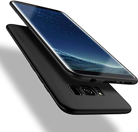 X-level für Samusung Galaxy S8 Hülle, Dünn Weich Case, Schwarz | Handyhülle Soft Silikon Bumper Cover Kratzfeste Schutzhülle