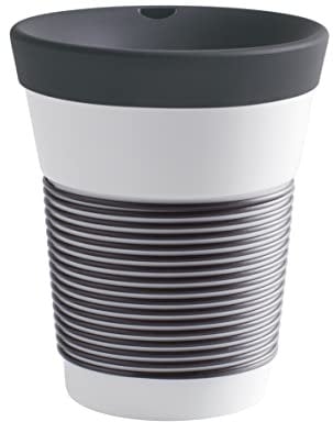 KAHLA 23A219A22002C MG cupit Becher 0,35 l + Trinkdeckel 10x2 cm pure black
