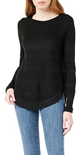 ONLY Onlcaviar L/s Pullover Knt Noos, Felpa Donna, Nero (Black Black), 34 (Taglia Produttore: X-Small)