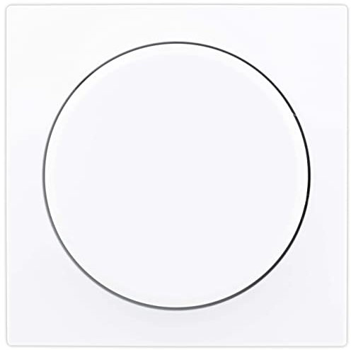 REV Studio, Dimmer Abdeckung, Drehknopf für Regler, weiss