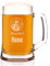 Herz & Heim® Bierkrug mit Gravur des Namens für Feuerwehrmänner, Jäger, Fußballer, Biker und Angler Feuerwehr