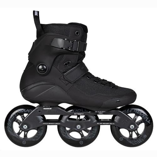 Powerslide Inline Skate Triple Black 110 Black, für Fitness, für Damen und Herren