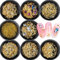 VINFUTUR 8 Boxes Moon & Star Nail Art Studs Nail Rivets Assorted Hollow Moon Star Nail Art Decorations Metal Moon Star Pattern DIY Manicure Sequins (Moon & Star)