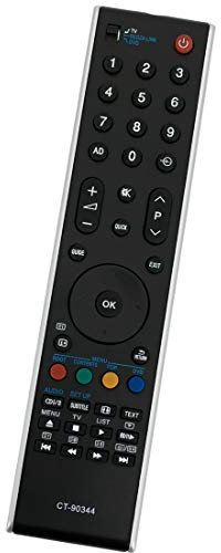 ALLIMITY CT-90344 Fernbedienung Ersatz für Toshiba REGZA TV 32XV733G 32MV732 32RV733 32RV733FC 32RV734 37XV733 40RV733F 32RV733D 40XV733 40MV732 40RV733 40RV733FC 40RV734 40RV734F