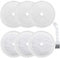 QAQGEAR SpinWave Soft Pads für Bissell 3115 SpinWave Hard Floor Expert Nass- und Trocken Roboter Staubsauger Zubehör Mikrofaser Reinigungs Pads mit Reinigungsbürste (6 Stück)