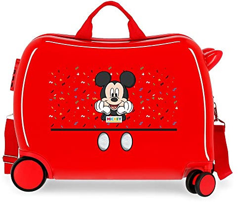 Disney It's a Topolino Thing Valigia infantile rosso 50 x 38 x 20 cm Rigida ABS Chiusura a combinazione laterale 34 L 1,8 kg 4 ruote equipaggiamento a mano